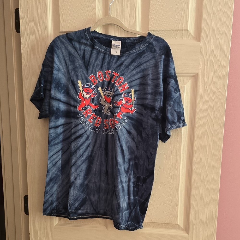 Gildan Heavy Cotton Boston Red Sox Blue T-Shirt